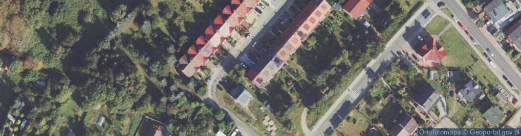 Zdjęcie satelitarne Przestrzenna ul.