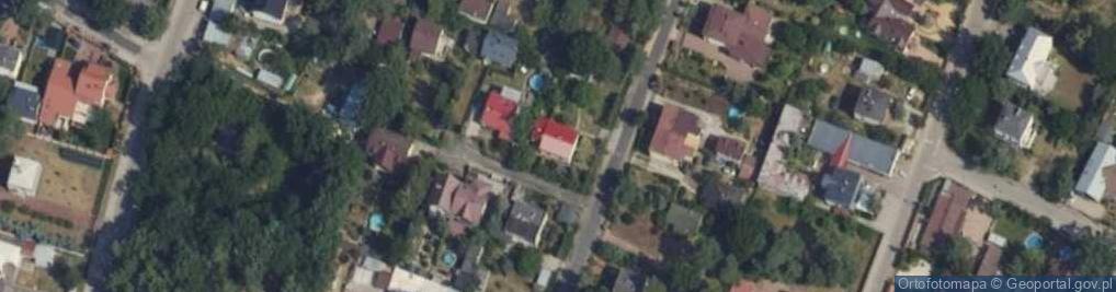 Zdjęcie satelitarne Projektowana ul.