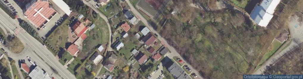 Zdjęcie satelitarne Przyklasztorna ul.