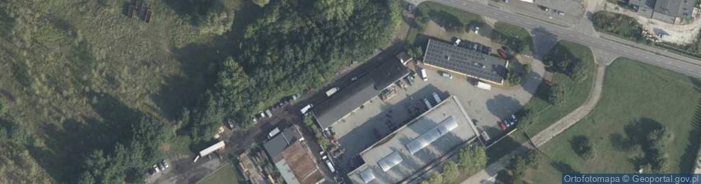 Zdjęcie satelitarne Promienista ul.