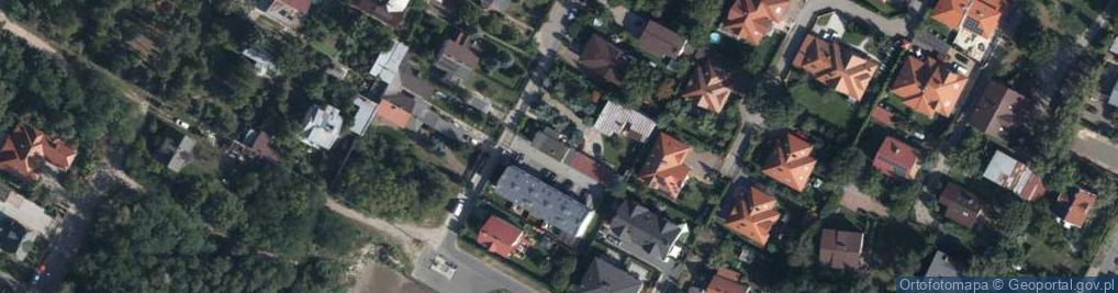 Zdjęcie satelitarne Projektowana ul.