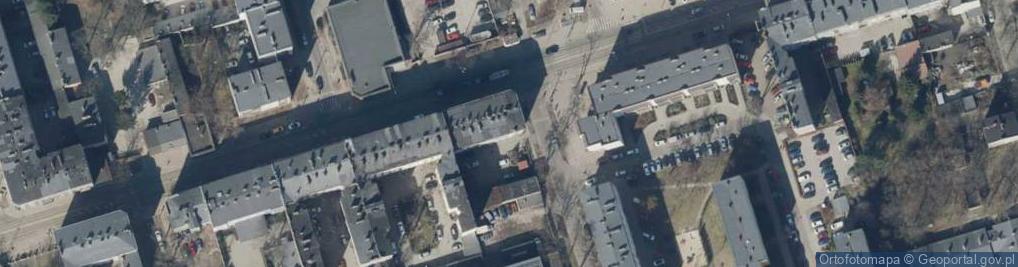 Zdjęcie satelitarne Praska ul.