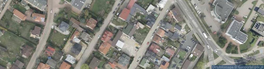 Zdjęcie satelitarne Projektowana ul.
