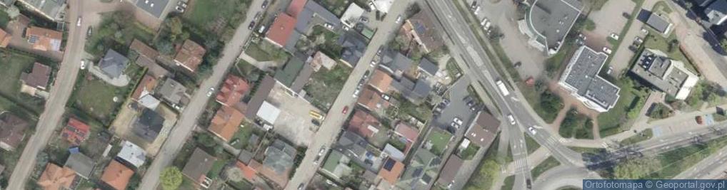 Zdjęcie satelitarne Projektowana ul.