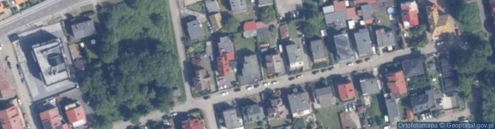 Zdjęcie satelitarne Przyjaciół ul.