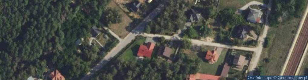 Zdjęcie satelitarne Projektowana ul.
