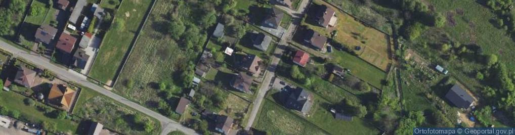 Zdjęcie satelitarne Projektowana ul.