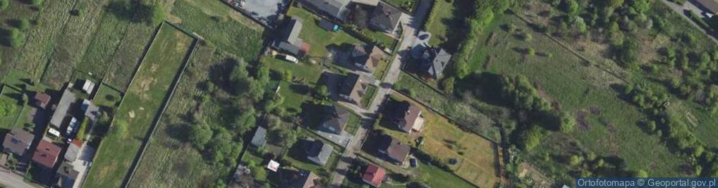 Zdjęcie satelitarne Projektowana ul.