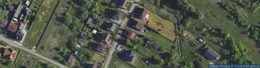 Zdjęcie satelitarne Projektowana ul.