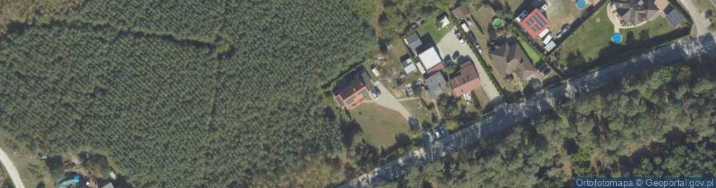 Zdjęcie satelitarne Przy Lesie ul.