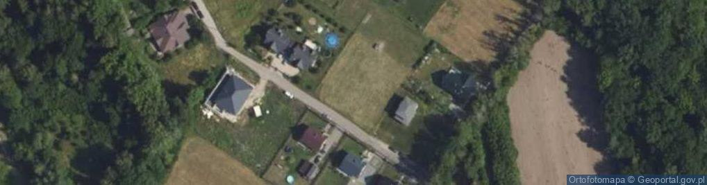 Zdjęcie satelitarne Projektowana ul.