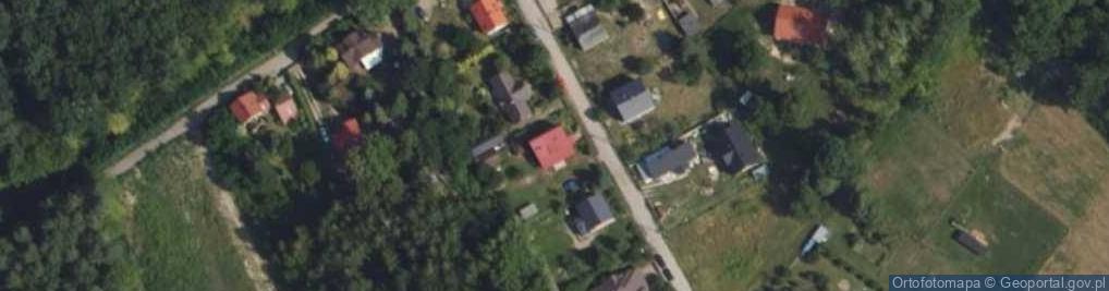 Zdjęcie satelitarne Projektowana ul.