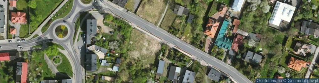 Zdjęcie satelitarne Przedborska ul.