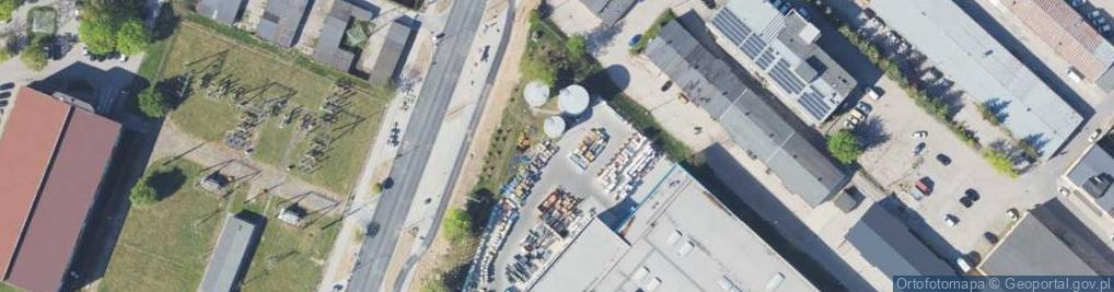 Zdjęcie satelitarne Przemysłowa ul.
