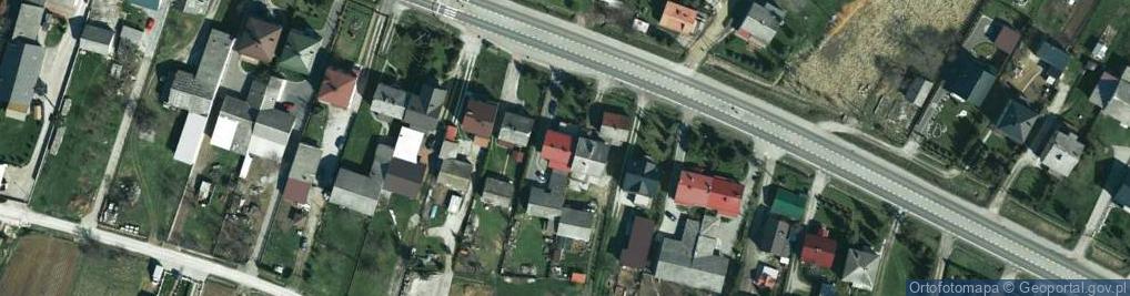 Zdjęcie satelitarne Przeginia ul.