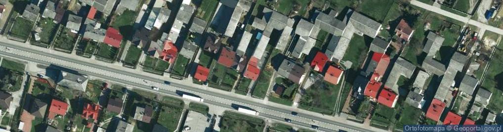 Zdjęcie satelitarne Przeginia ul.