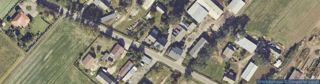 Zdjęcie satelitarne Przybyłów ul.