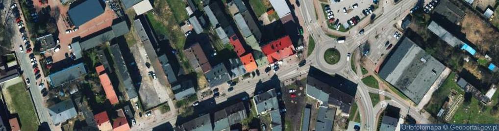Zdjęcie satelitarne Przedborska ul.