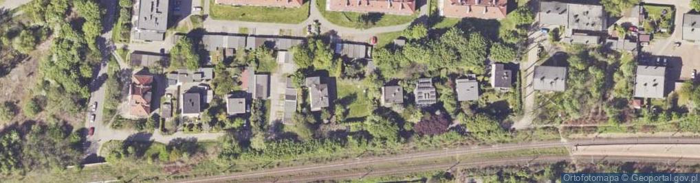 Zdjęcie satelitarne Przy Kolei ul.