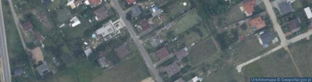 Zdjęcie satelitarne Projektowana ul.