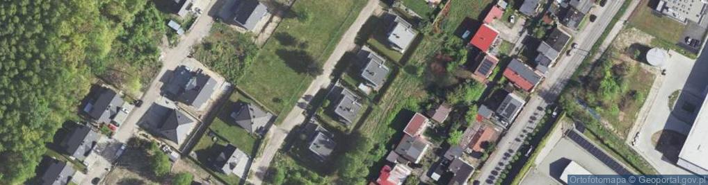 Zdjęcie satelitarne Projektowa ul.