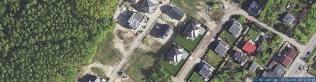 Zdjęcie satelitarne Projektowa ul.