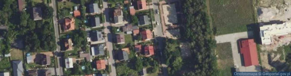 Zdjęcie satelitarne Przyzakładowa ul.