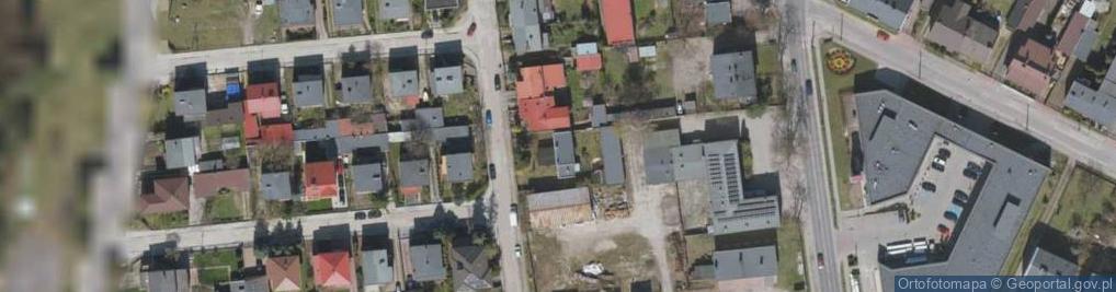 Zdjęcie satelitarne Przędzalniana ul.