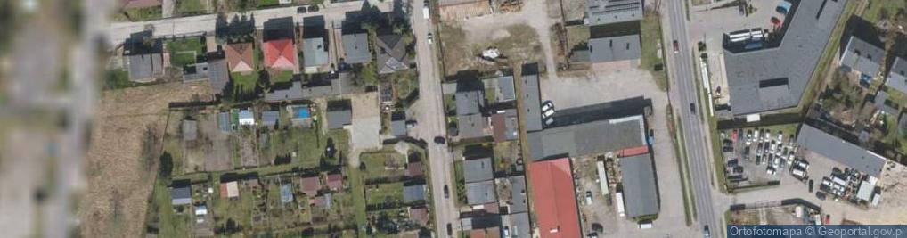 Zdjęcie satelitarne Przędzalniana ul.