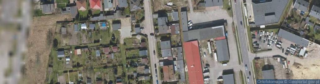 Zdjęcie satelitarne Przędzalniana ul.