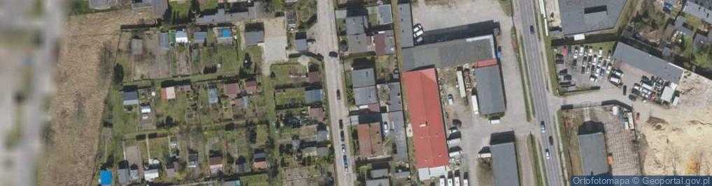 Zdjęcie satelitarne Przędzalniana ul.
