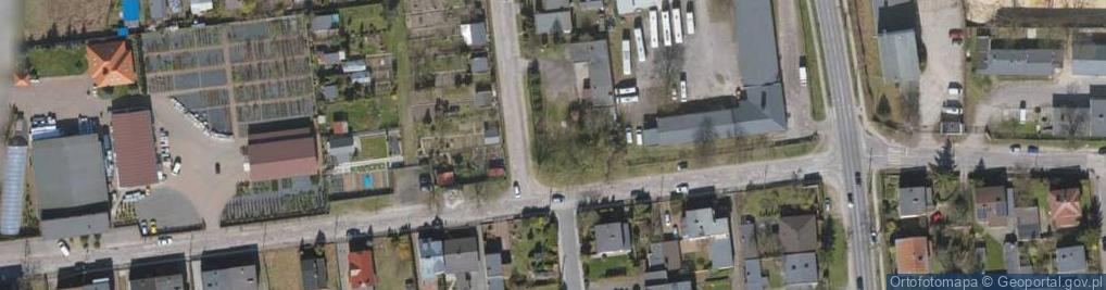 Zdjęcie satelitarne Przędzalniana ul.