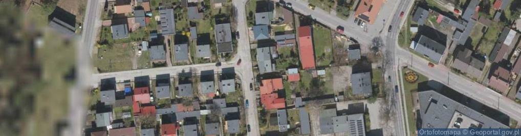 Zdjęcie satelitarne Przędzalniana ul.
