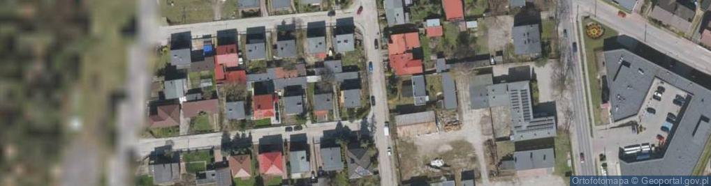 Zdjęcie satelitarne Przędzalniana ul.