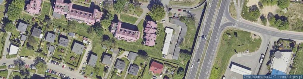 Zdjęcie satelitarne Przemysłowa ul.