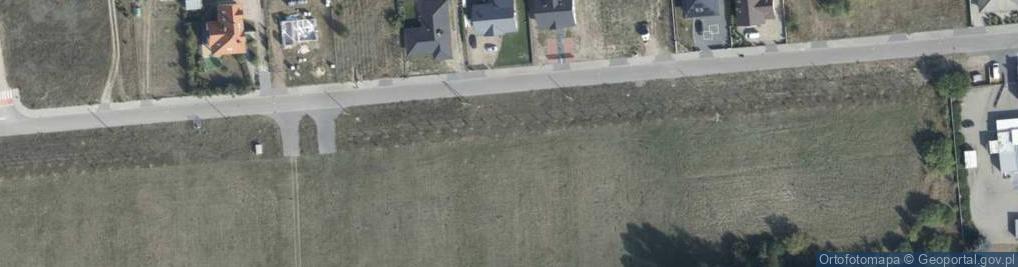 Zdjęcie satelitarne Projektowana ul.