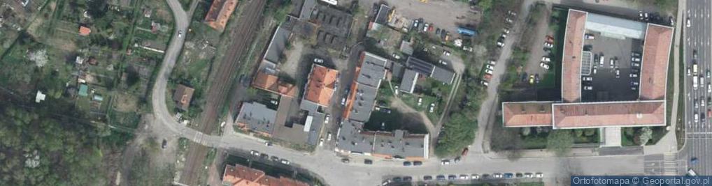 Zdjęcie satelitarne Przebieg ul.