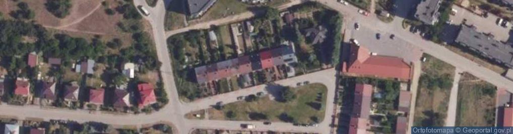 Zdjęcie satelitarne Projektowana ul.