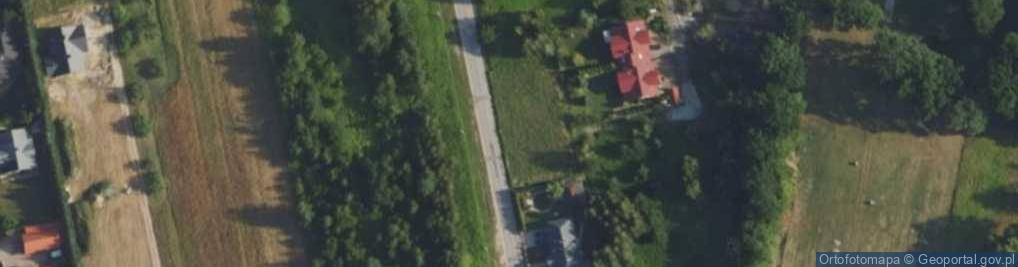 Zdjęcie satelitarne Projektowana ul.