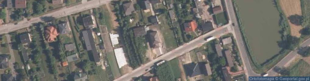 Zdjęcie satelitarne Projektowana ul.