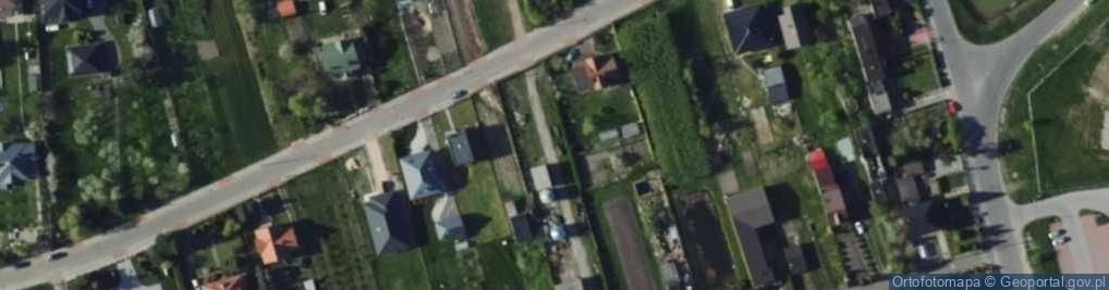 Zdjęcie satelitarne Projektowana ul.