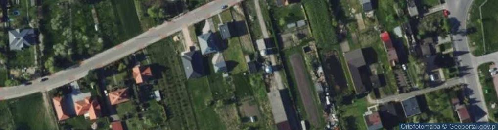 Zdjęcie satelitarne Projektowana ul.