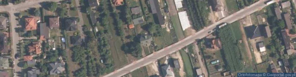 Zdjęcie satelitarne Projektowana ul.