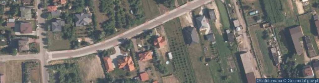 Zdjęcie satelitarne Projektowana ul.