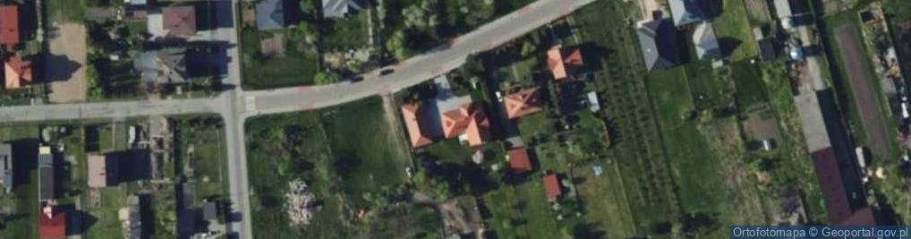 Zdjęcie satelitarne Projektowana ul.