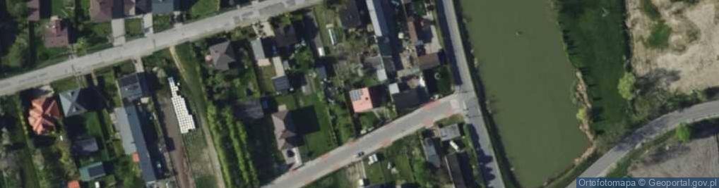 Zdjęcie satelitarne Projektowana ul.