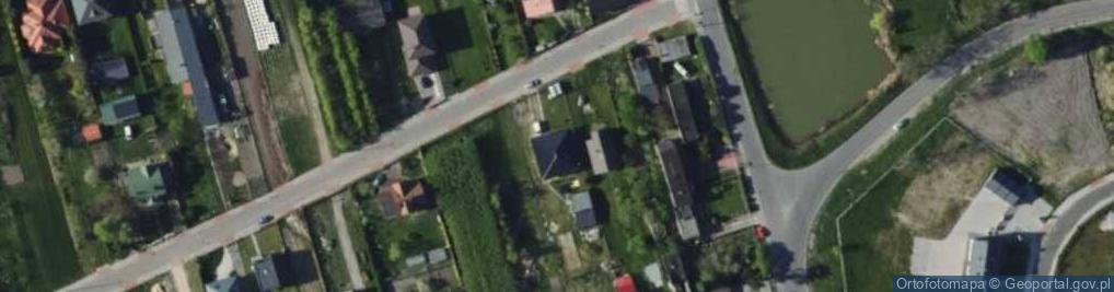 Zdjęcie satelitarne Projektowana ul.