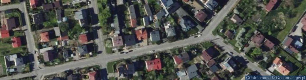 Zdjęcie satelitarne Projektowana ul.