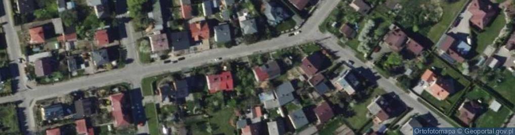 Zdjęcie satelitarne Projektowana ul.