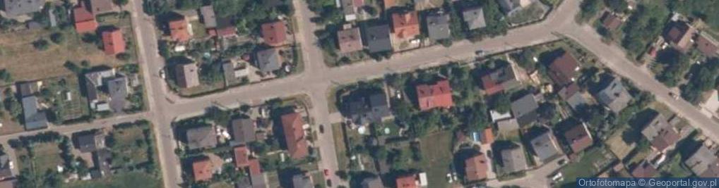 Zdjęcie satelitarne Projektowana ul.